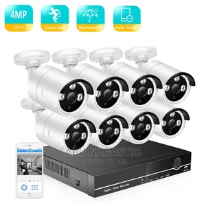 Kit Nvr 8 Channels Ip Wireless Cctv Camera