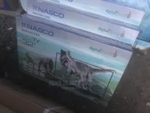 New Flat Nasco NAS-B32FB LED Digital Satellite TV - 32"