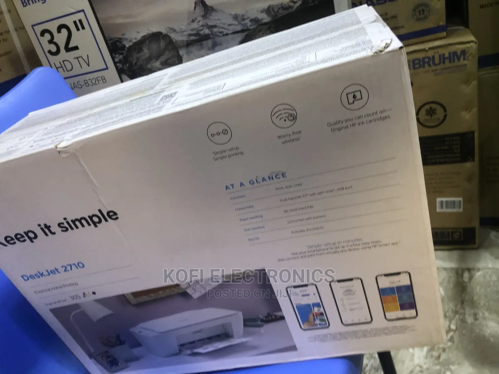 Durable HP Deskjet 2710 All-in-One Printer (5AR83B)