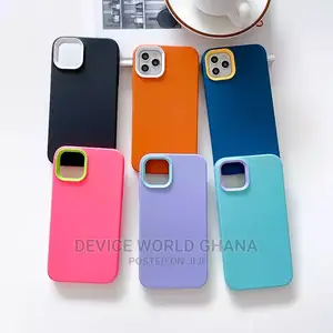 Silicone Shockproof 2in1( Case +Front Frame) Case 4 iPhones