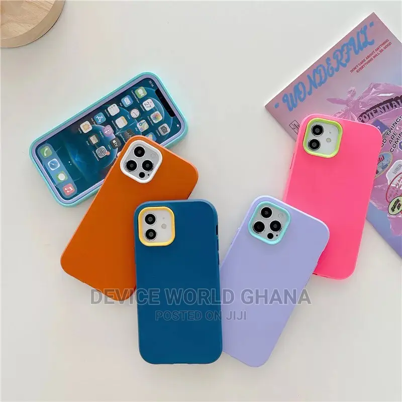 Silicone Shockproof 2in1( Case +Front Frame) Case 4 iPhones