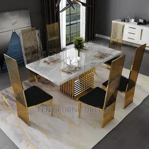 Dining Table With 4 Chair's (Modern Elegant)