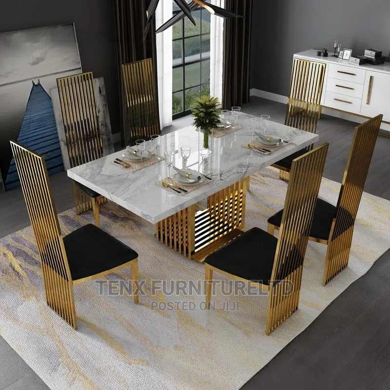 Dining Table With 4 Chair's (Modern Elegant)