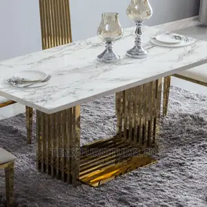 Dining Table With 4 Chair's (Modern Elegant)