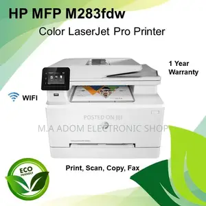 HP Laserjet Pro 283FDW MFP Color Printer