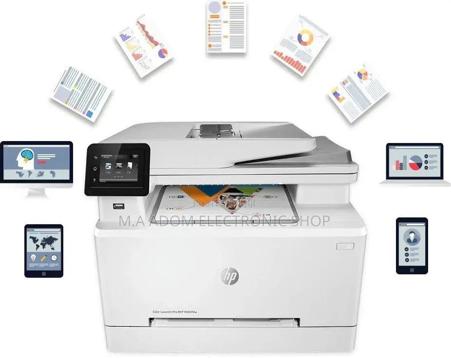 Ideal for All Your Office Work Hp 283 Fdw Colour Laser Jet