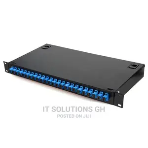 24 Port Fiber Patch Panel SC Pigtail ODF 1U Optical Fi