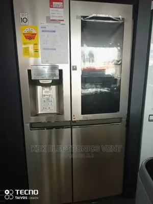 Lg 635ltr Instaview Silver Knock Twice Refrigerator
