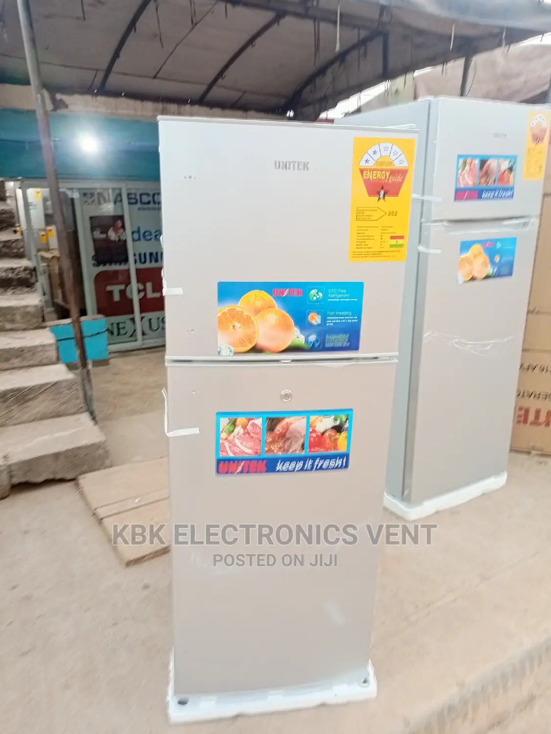 Unitek 138ltr Double Door Refrigerator