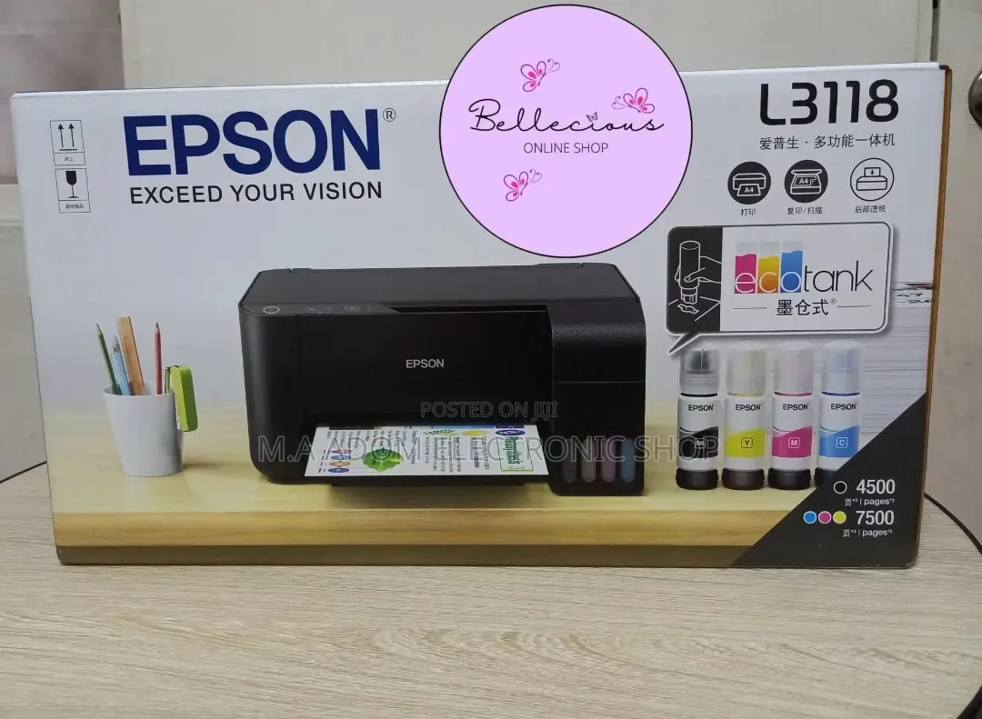 You Can Print as Many as 7500 Colour With the Epson L3118
