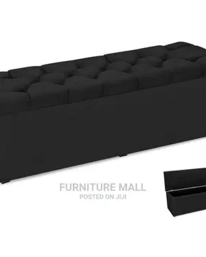 Black Colored Ottoman Available As Seen. Free Delivery