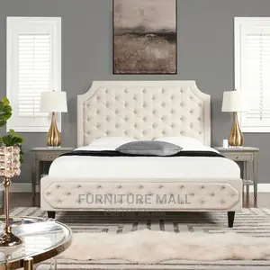 Modernist Queensize Bed With Mattress . Free Delivery