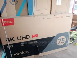 TCL 75" Uhd Android Smart Satellite Digital Tv