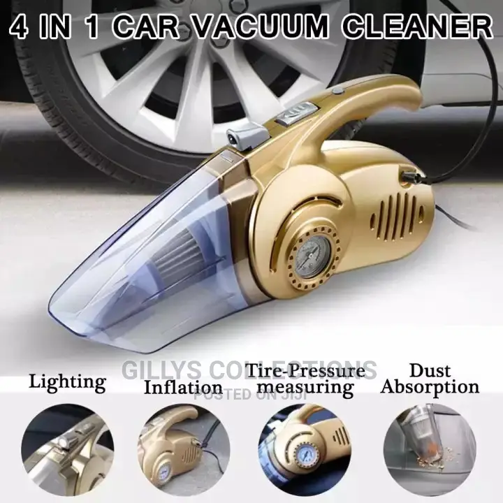 4 IN 1 Multi Functional Portable Car Vacuum Cleaner