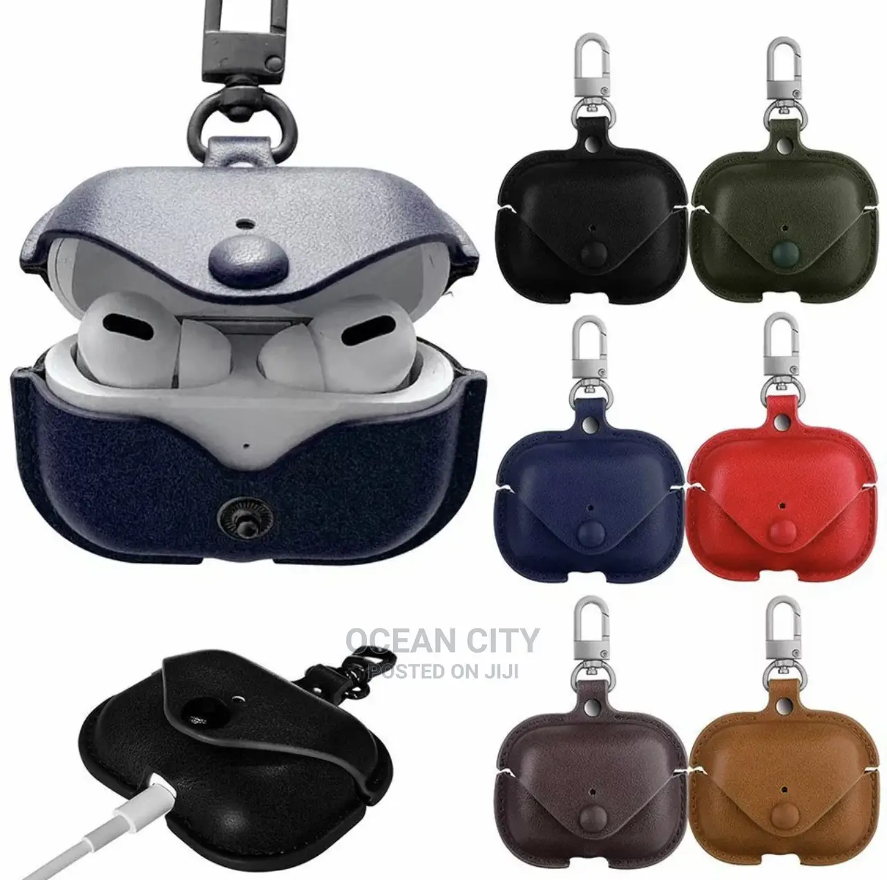 Airpod PRO, 3 Leather Cases