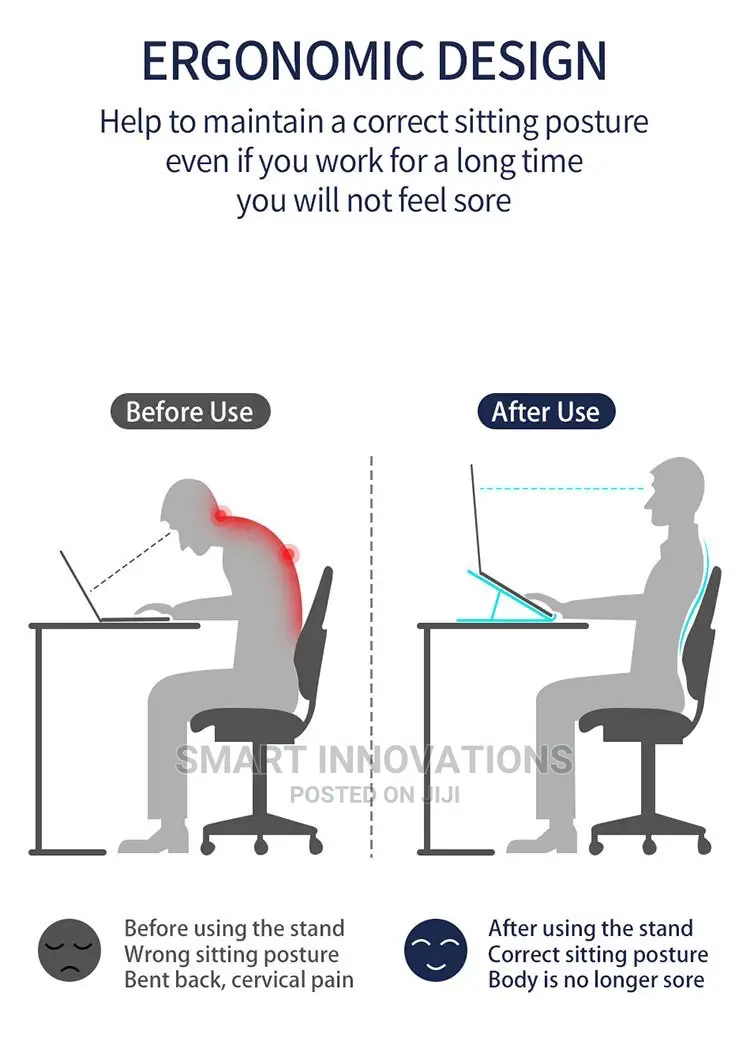 Folding Adjustable Laptop Stand
