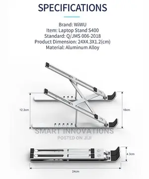 Folding Adjustable Laptop Stand