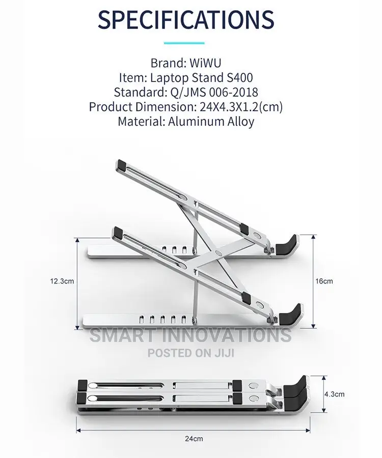 Folding Adjustable Laptop Stand