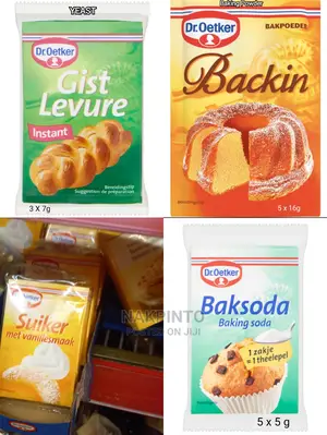 Yeast, Baking (Powder, Soda), Vanilla Sugar