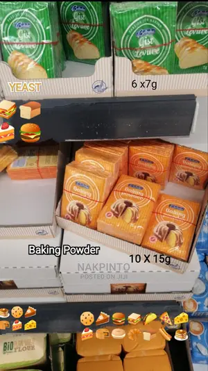 Yeast, Baking (Powder, Soda), Vanilla Sugar
