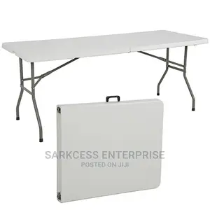 10 Seater Foldable Party/Events Table - White