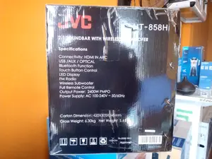 JVC 2.1 Soundbar With Wireless Subwoofer