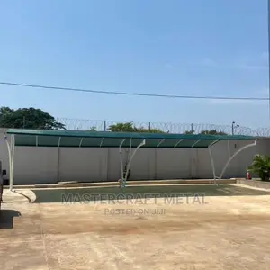 4 Car Canopy Carport With Double Layered Tarpaulin Top