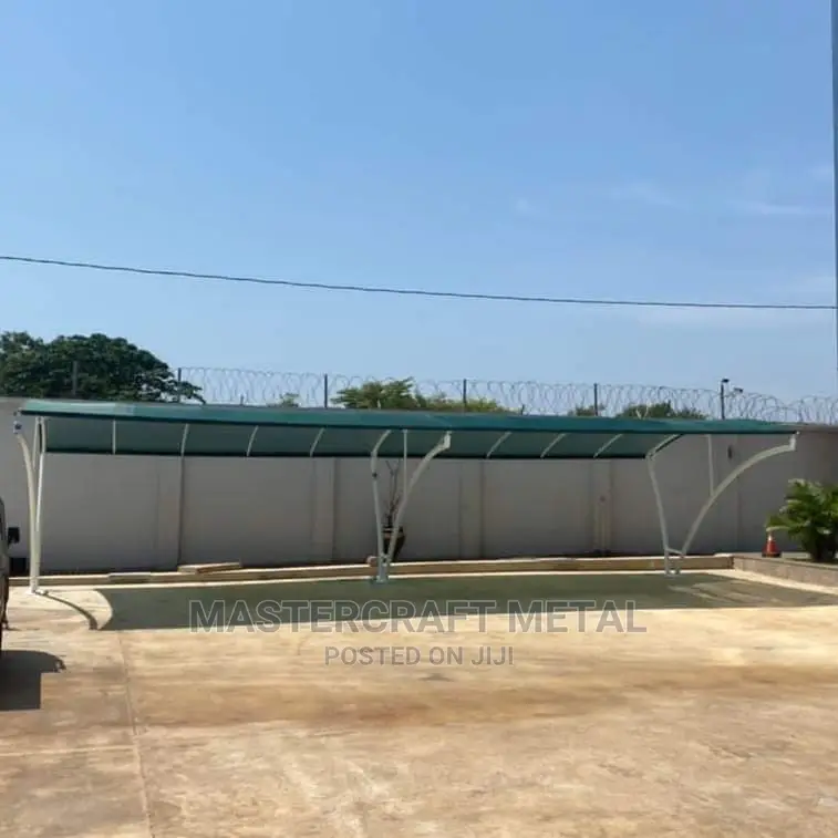 4 Car Canopy Carport With Double Layered Tarpaulin Top