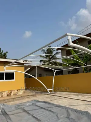 2 Cars Canopy Carports With Double Layered Tarpaulin Top