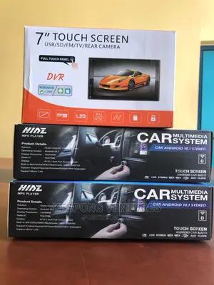 Android Car Tapes for Vitz (Free Reverse Camera)
