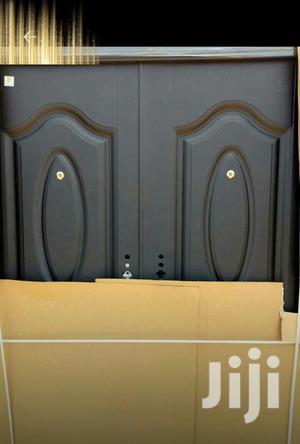 HM Double Steel Security Door+Locks and Door Handles