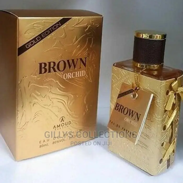 Brown Orchid by Amoud 80ml.Gold Edition