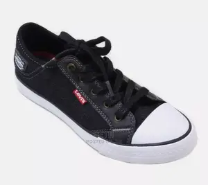 Levi's Shoes Kids Boys Black Denim Sneakers