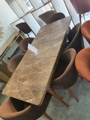 Executive/Marble Dinning Table With 6 Chairs. Free Delivy