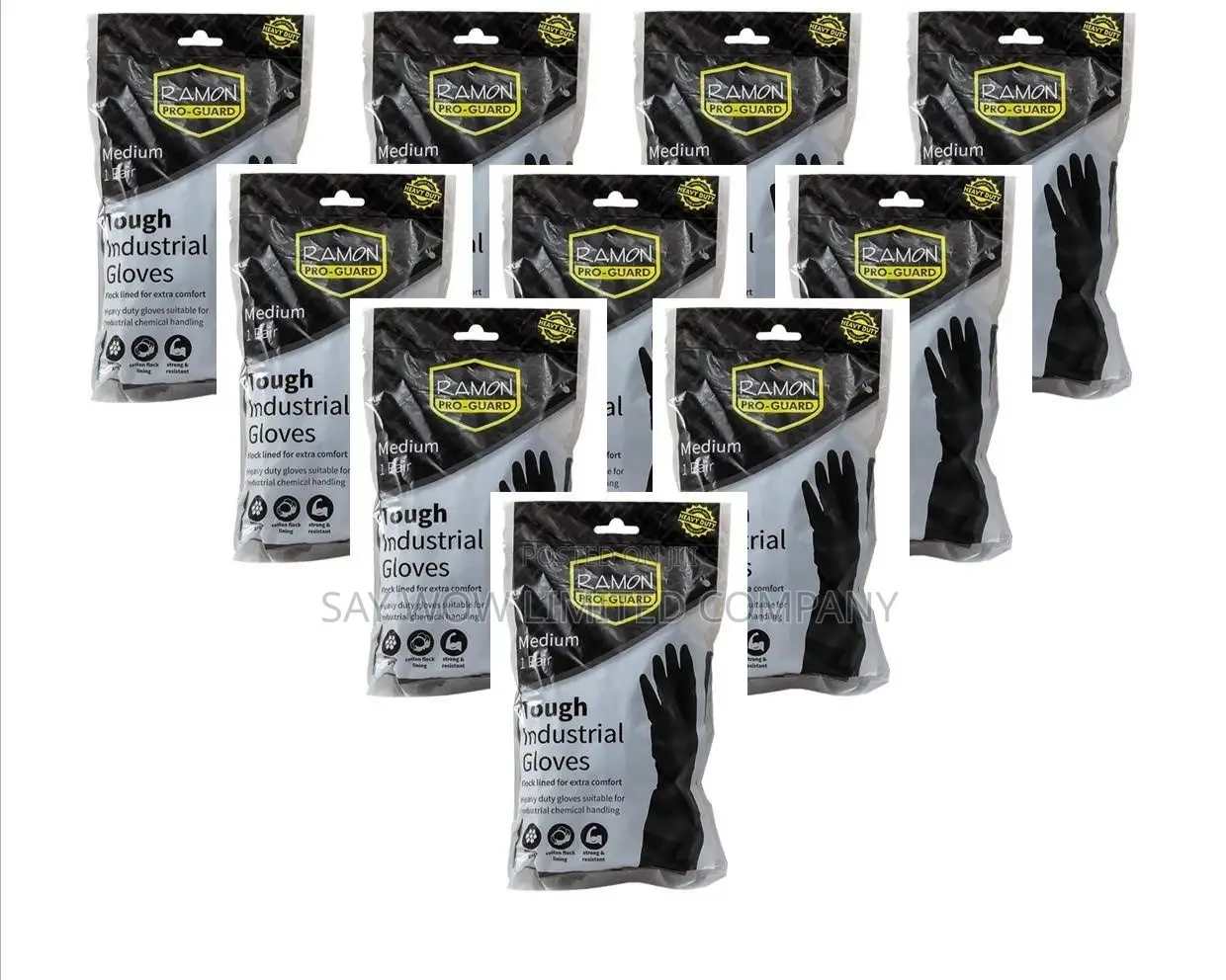 Ramon Tough Industrial Hand Gloves