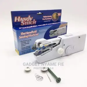 Handheld Household Portable Mini Sewing Machine - White