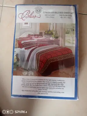 Cotton Bedsheet+2pillow Cases
