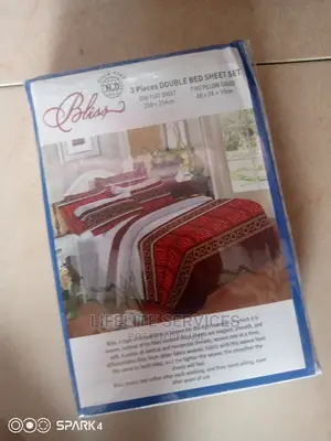 Bedsheet 100% Cotton/Double Size