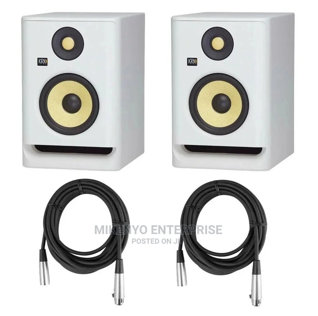 KRK Rokit 7 G4 Monitor White With Free Audio Cable