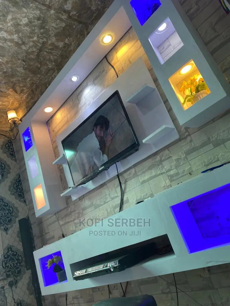 Led Wooden TV Stand (KS Furnitures)