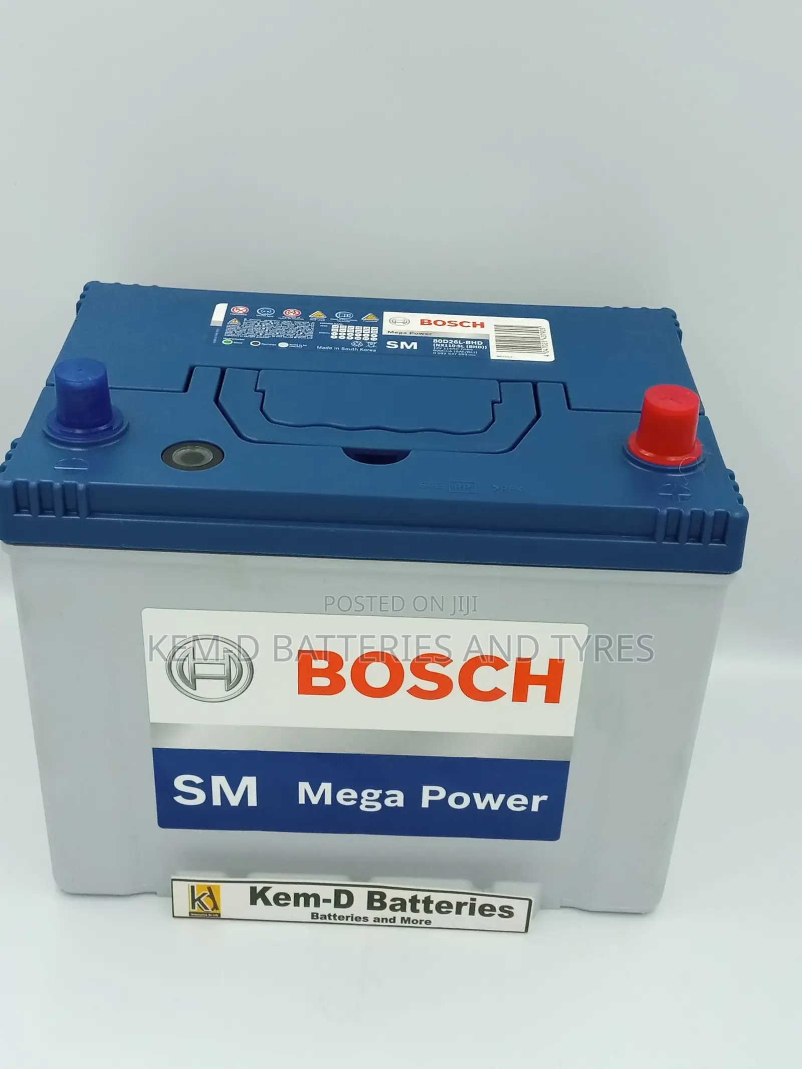 15 Plates Premium Bosch Car Battery_free Delivery