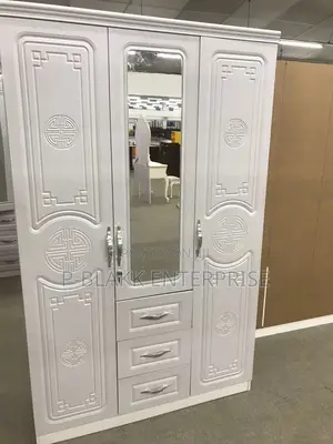 Quality Wardrobe 3doors 3in1 White