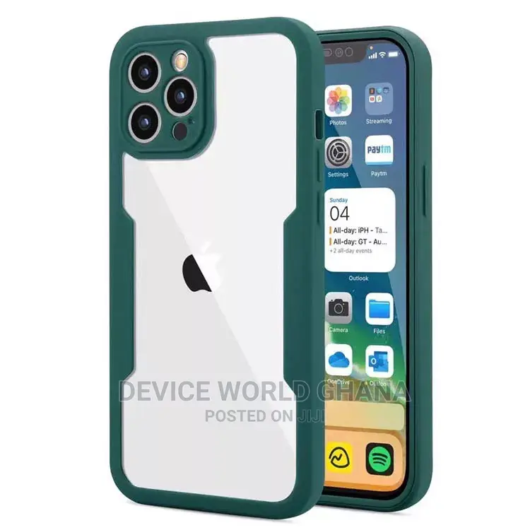 360 Transparent Shockprof Case 4 iPhone 14promax 14p 13pm 12