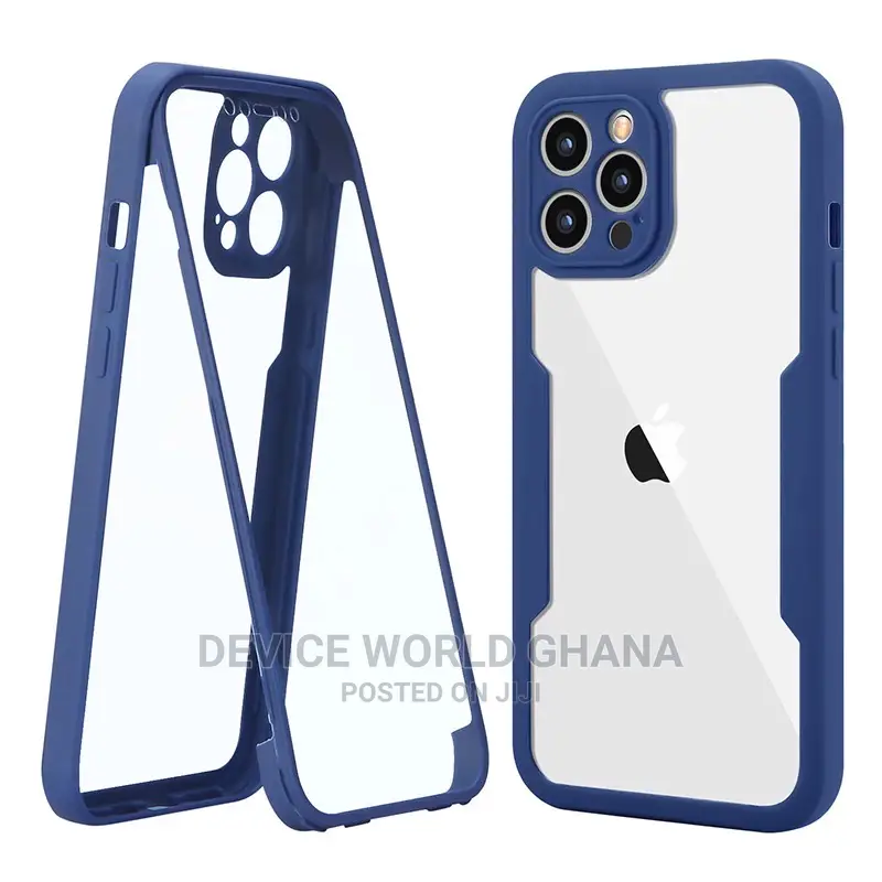 360 Transparent Shockprof Case 4 iPhone 14promax 14p 13pm 12