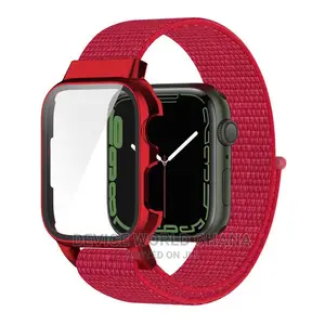 Nylon 3in1 Strap + Case for Apple Watch 7 Only (41mm 45mm)