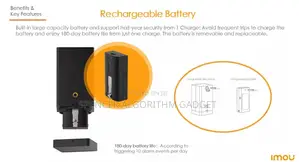 CCTV Wireless Standalone Cam Powered Battery Dahua Imou