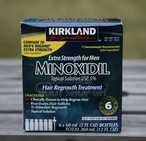 Full Box of Kirkland Minoxidil (6 Bottles)