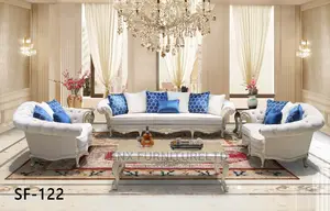 Sofa Set Royal With Side Table and Coffee Table