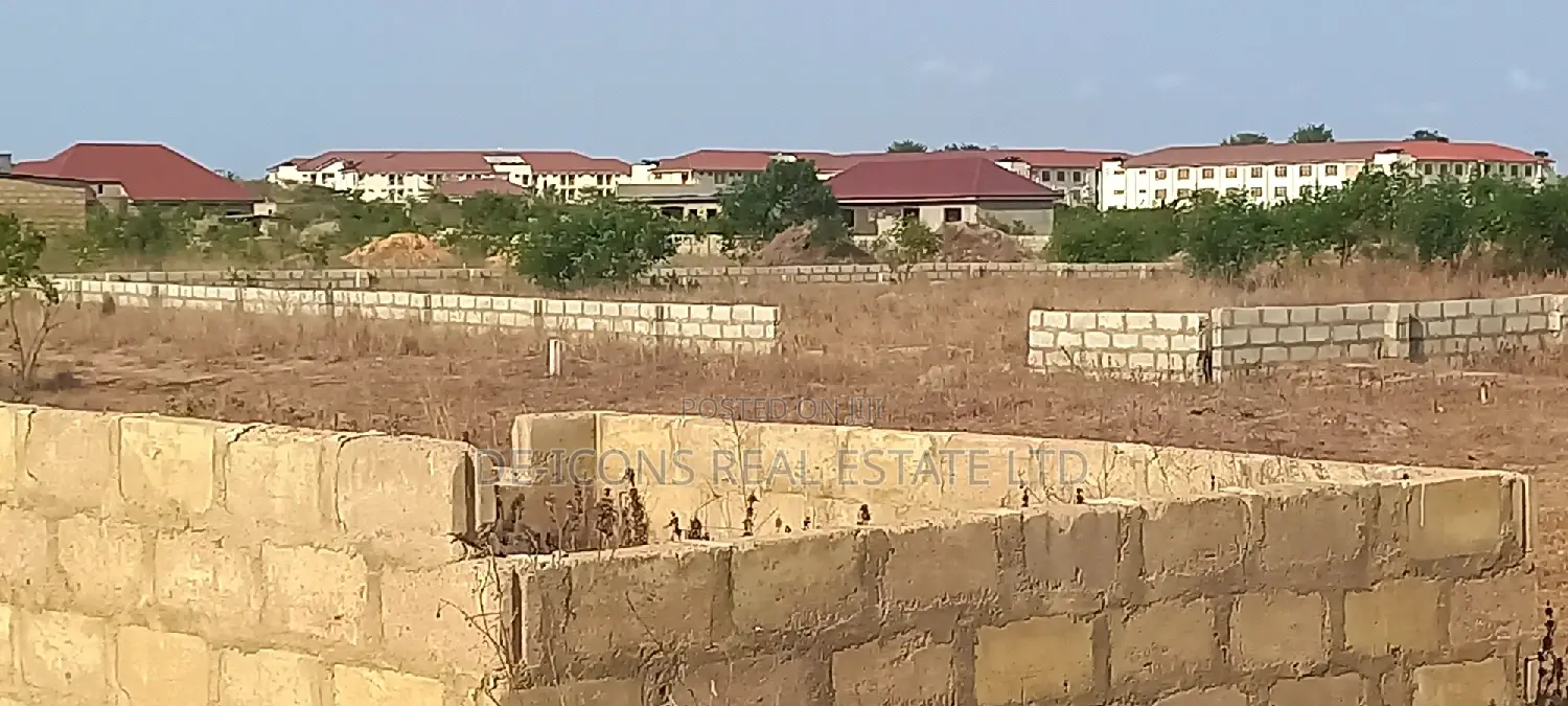 One Plot of Land Fenced at Millennium Cty Centre- Pentecost