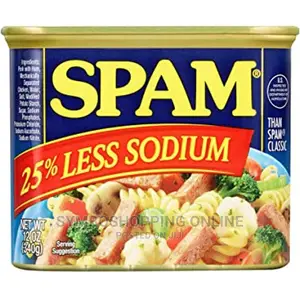 SPAM 25% Less Sodium